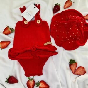 Pagliaccetto e cappellino per 3-6 mesi