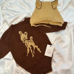 Pagliaccetto e cappuccio per 9-12 mesi