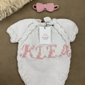 Pagliaccetto Personalizzato in Maglia-3 mesi